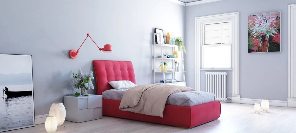 Μονό κρεβάτι υφασμάτινο Sofa - 100Χ230