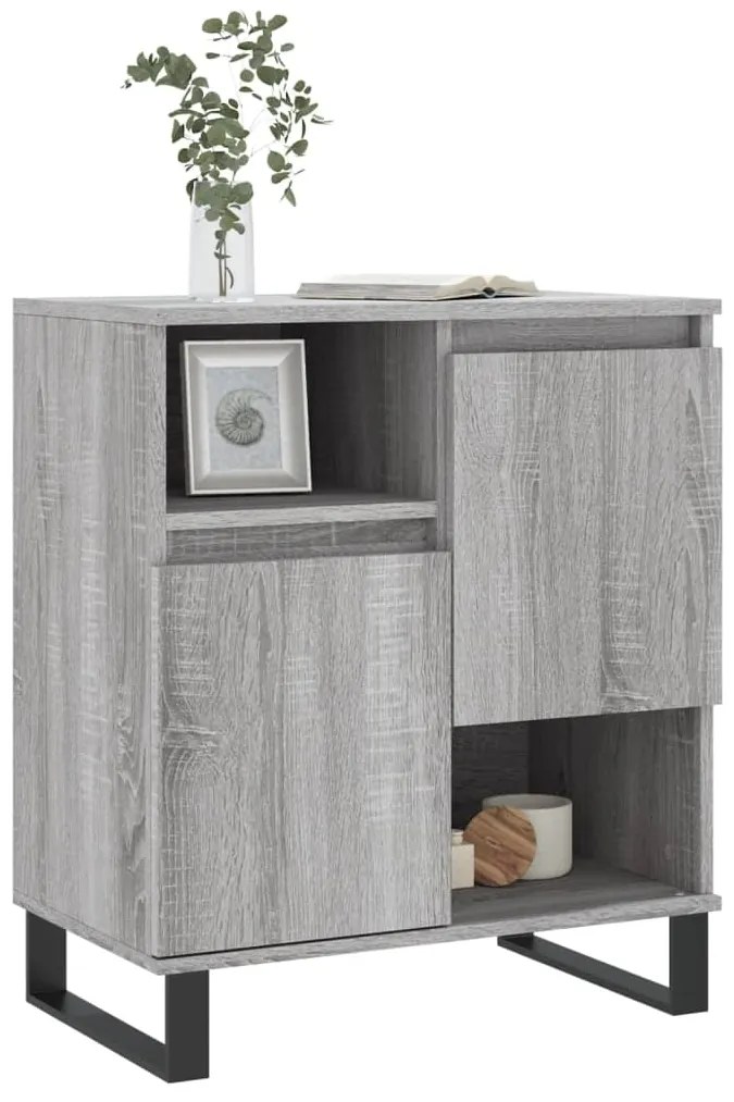 vidaXL Ντουλάπι Γκρι Sonoma 60x35x70 εκ. από Επεξεργασμένο Ξύλο