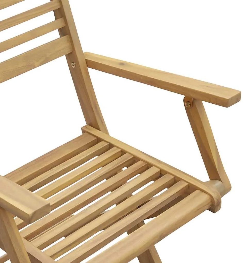 vidaXL Καρέκλες Κήπου Πτυσσόμενες 6 τεμ 54,5x61,5x86,5 εκ Μασίφ Ακακία