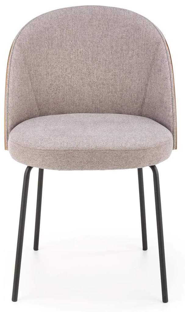 K451 chair color: grey / light walnut DIOMMI V-CH-K/451-KR