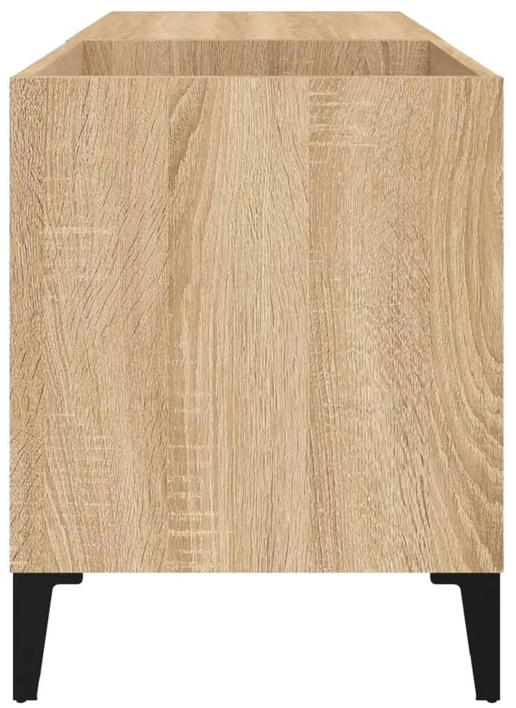 vidaXL Δισκοθήκη Sonoma Δρυς 84,5 x 38 x 48 εκ. από Επεξεργασμένο Ξύλο