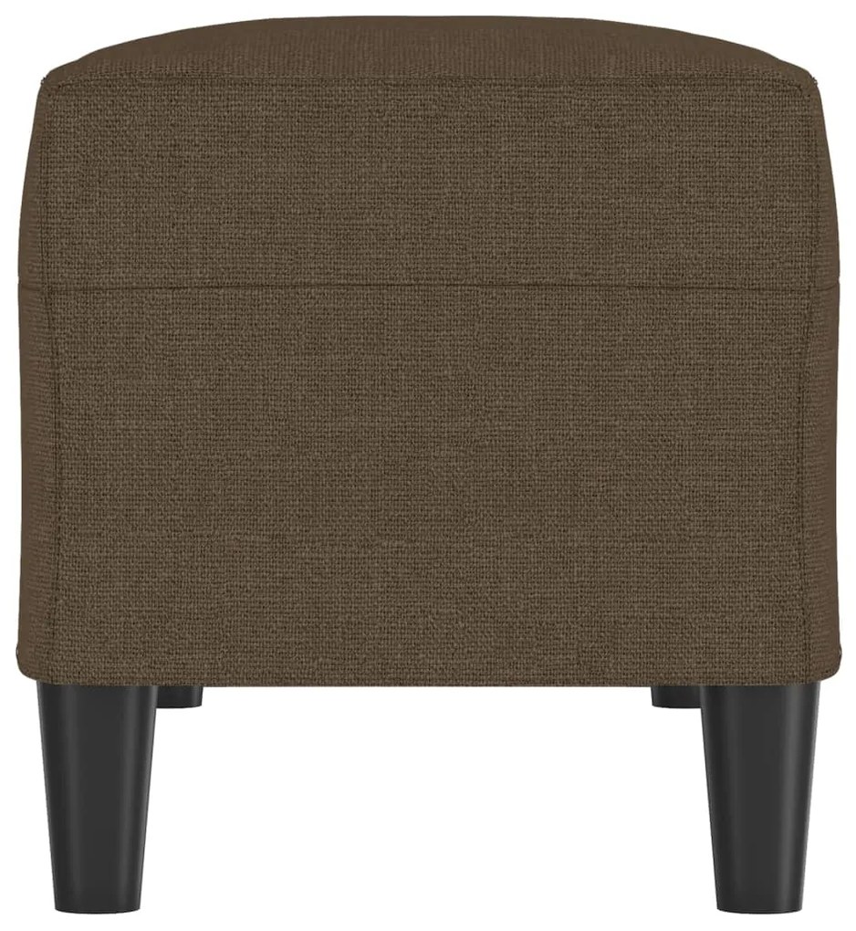 vidaXL Πάγκος Καφέ 100x35x41 εκ. Υφασμάτινος