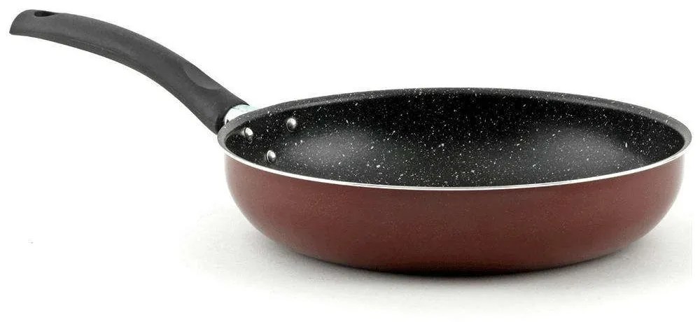 Τηγάνι Αντικολλητικό Αλουμινίου 01.11.22 Φ22x4,7cm Red Keystone 22cm Aluminium