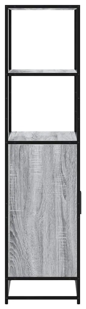 vidaXL Highboard Grey Sonoma Κατασκευασμένο ξύλο και μέταλλο