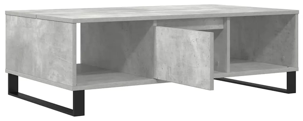 vidaXL Τραπεζάκι Σαλονιού Γκρι Σκυρ. 104x60x35 εκ. Επεξεργασμένο Ξύλο