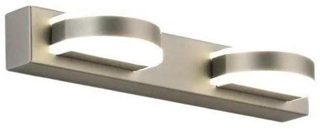 Απλίκα Φωτιστικό Τοίχου Led Νίκελ 144-80002 Eurolamp-144-80002-Νίκελ Ματ 144-80002