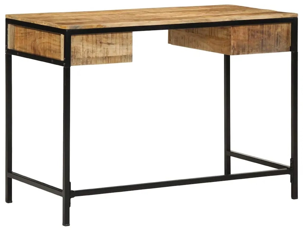 vidaXL Γραφείο γραφής με συρτάρι με αποθήκευση Καφέ 105 x 50 x 75 εκ