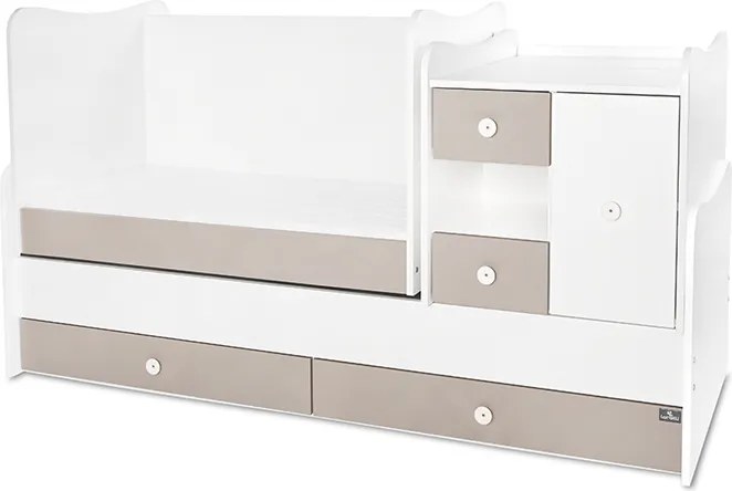 BED MINI MAX 190/72 COLOUR WHITE/STRING  NEW