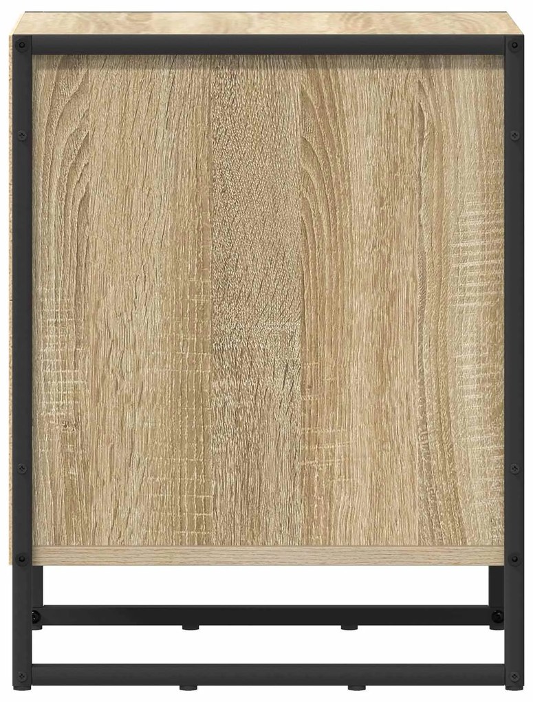 vidaXL Κομοδίνο 2 pcs Σονόμα 39.5 x 30 x 50 εκ Επεξεργασμένο ξύλο