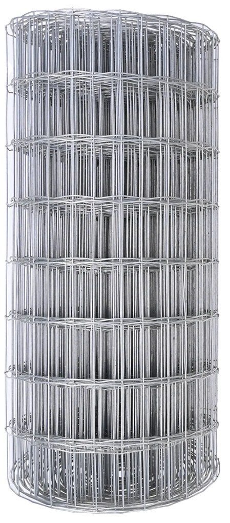 vidaXL Φράκτης Euro 0.4x50 μ Γαλβανισμένο Ατσάλι