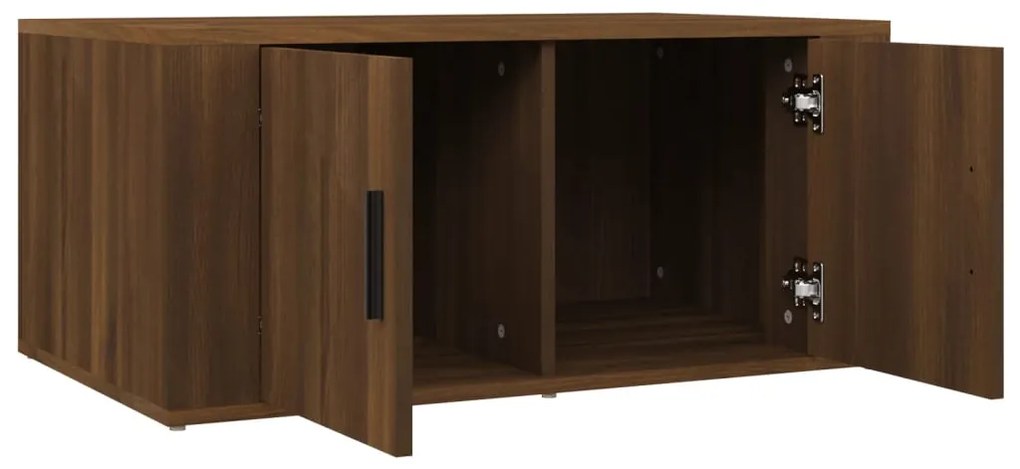 vidaXL Τραπεζάκι Σαλονιού Καφέ Δρυς 80x50x36 εκ. Επεξεργασμ. Ξύλο
