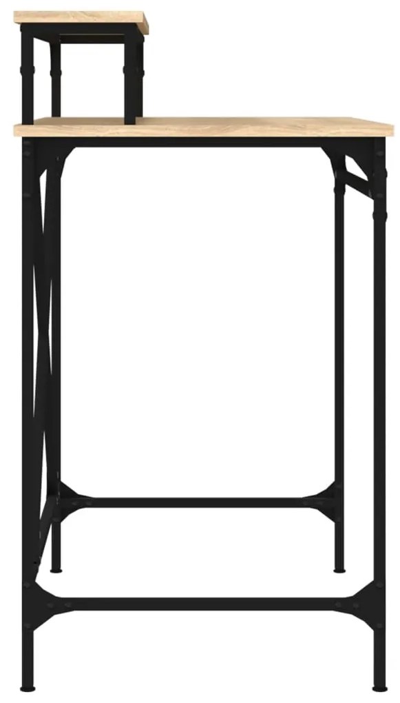 vidaXL Γραφείο Sonoma Δρυς 80x50x90 εκ. από Επεξεργασμένο Ξύλο
