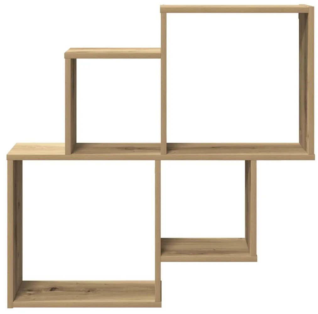 Ράφι τοίχου Artisan Oak 80x15x78,5 cm Κατασκευασμένο ξύλο - Καφέ