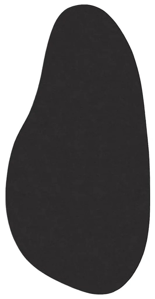 vidaXL Χαλί Μαύρο 100 x 200 cm Πολυεστέρας