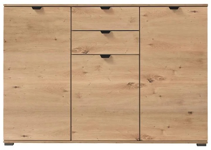 Κομότα - Μπουφές Duero 3K2F Artisan Oak 135*40*95 εκ.