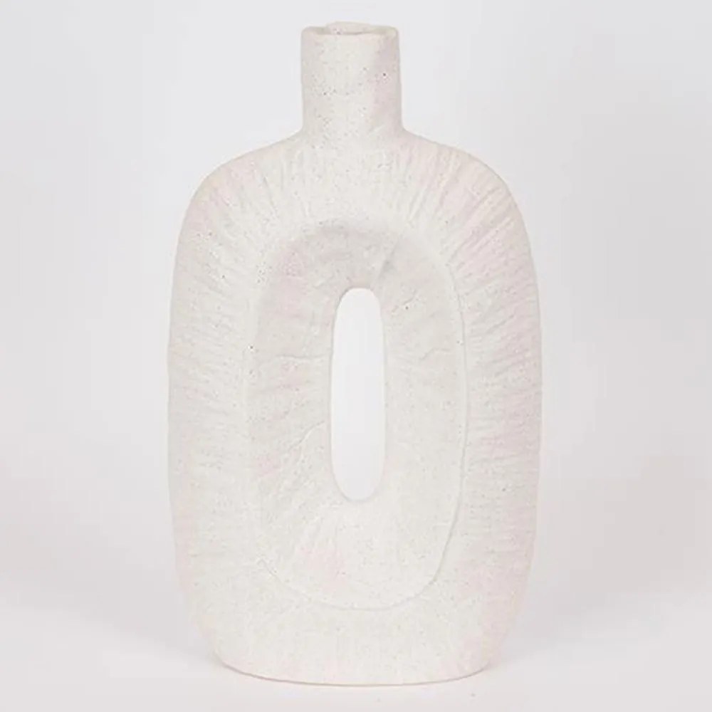 Βάζο Κεραμικό 819-00148 20x9,5x34cm White Estheti Home Ceramic