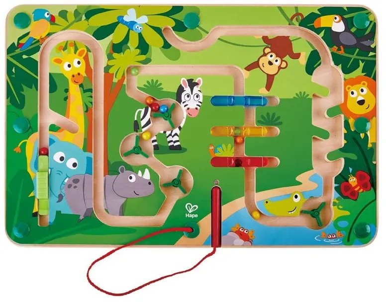 Πίνακας με Μαγνητικό Ραβδάκι &quot;Jungle&quot; Hape