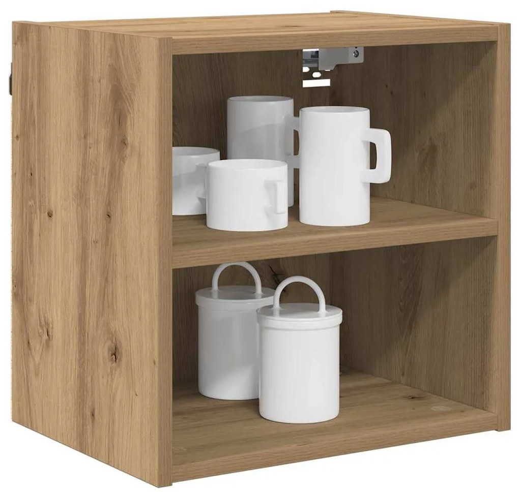 vidaXL Κρεμαστό ντουλάπι με αποθήκευση Artisan Oak 40 x 29,5 x 40 εκ.