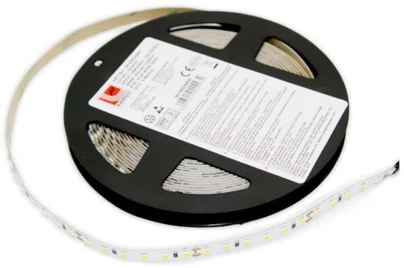 Adeleq Ταινία LED Λευκή Αυτοκόλλητη 5m 24VDC 2835 9.6W Και 120LED Ανά Μέτρο IP20 Θερμό 3000K 30-34024900