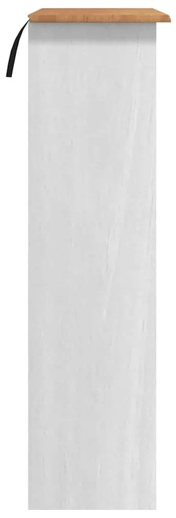 vidaXL Κλουβί ASKIM Λευκό 91 x 30 x 104 εκ Μασίφ ξύλο πεύκου
