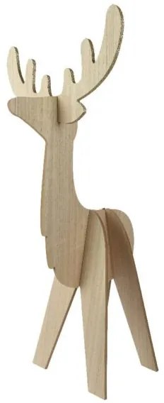 Beauty Home Ξύλινο Τάρανδος 54cm x 18cm x 91cm