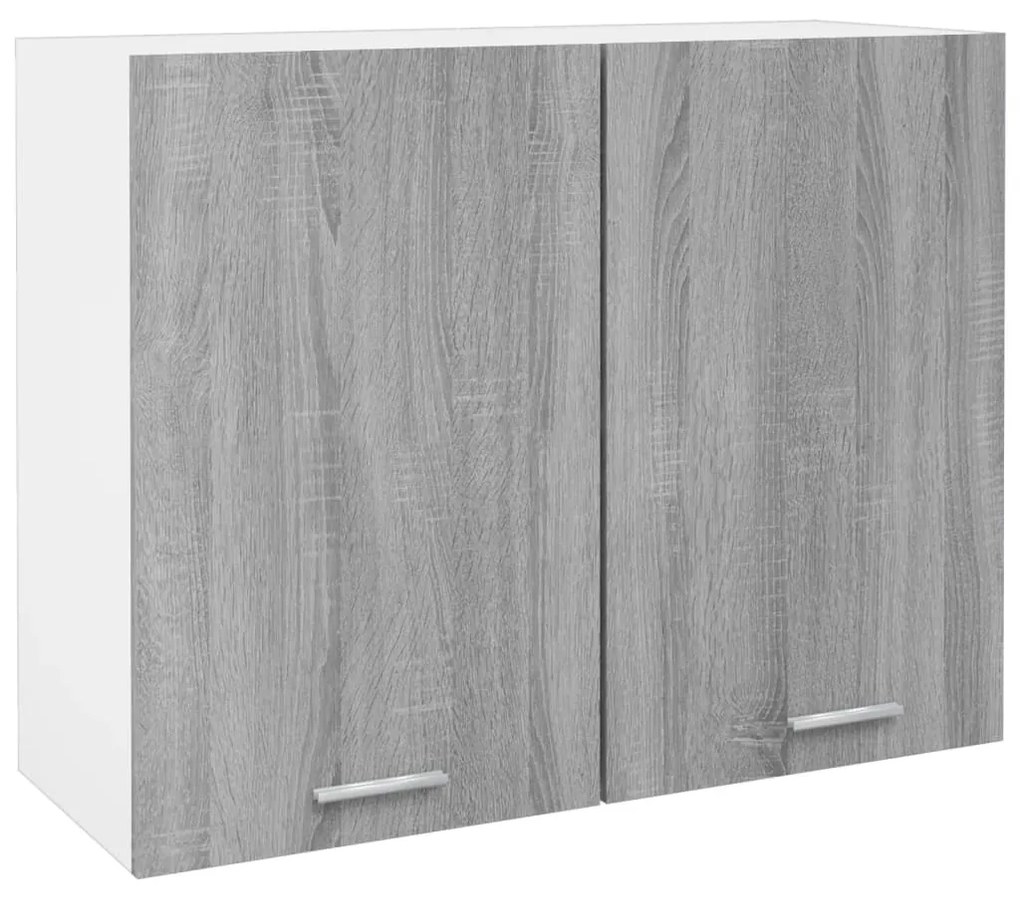 vidaXL Κρεμαστό Ντουλάπι "Lyon" Γκρι Sonoma 80x31x60 εκ. από Τεχνητό Ξύλο