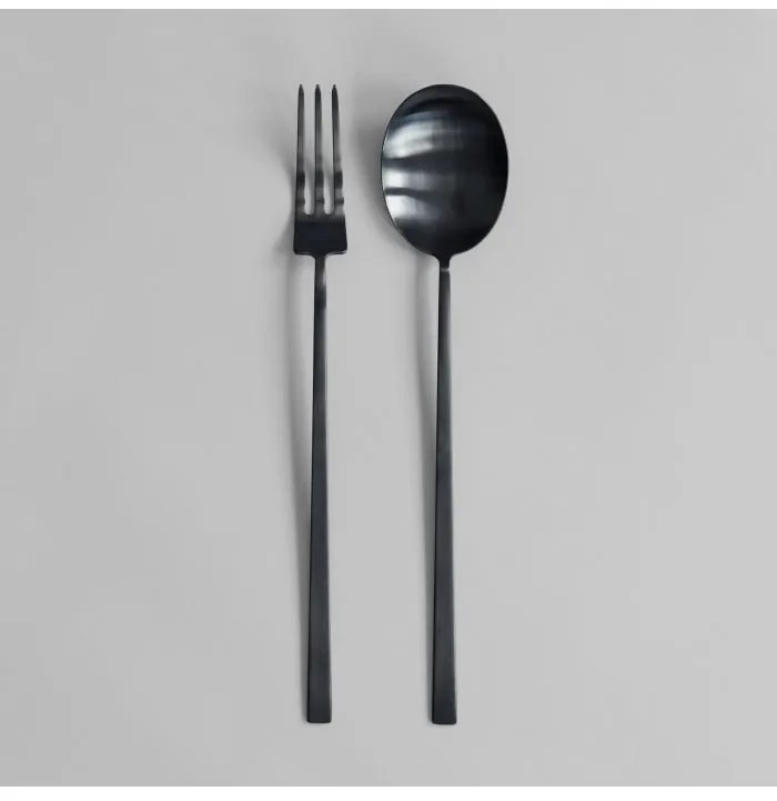 Set of 2  Σερβιρίσματος Σαλάτας Kogei Μαύρο Ατσάλι 101 Copenhagen