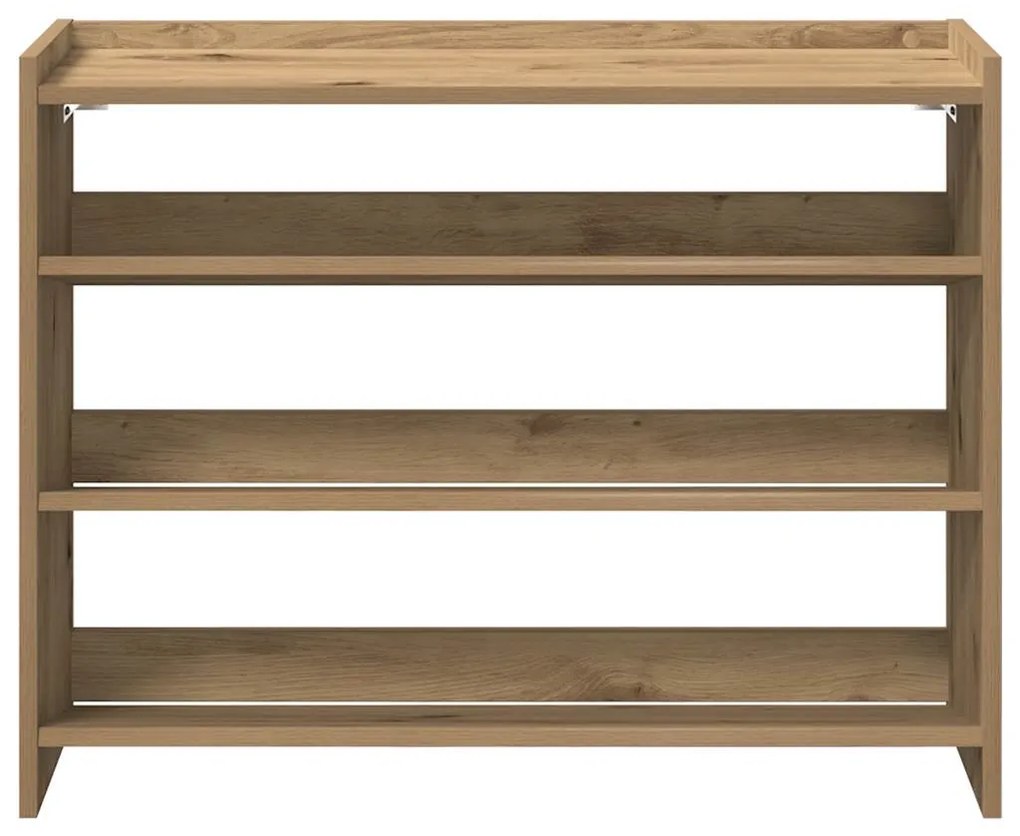 vidaXL Ράφι παπουτσιών  Artisan Oak 80x25x62 cm Κατασκευασμένο ξύλο