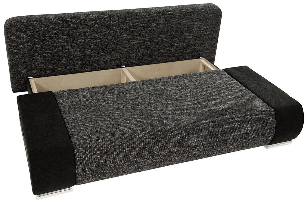 Καναπές κρεβάτι Comfivo 144, Αριθμός θέσεων: 2, Αποθηκευτικός χώρος, 77x200x92cm, 85 kg, Πόδια: Πλαστική ύλη | Epipla1.gr