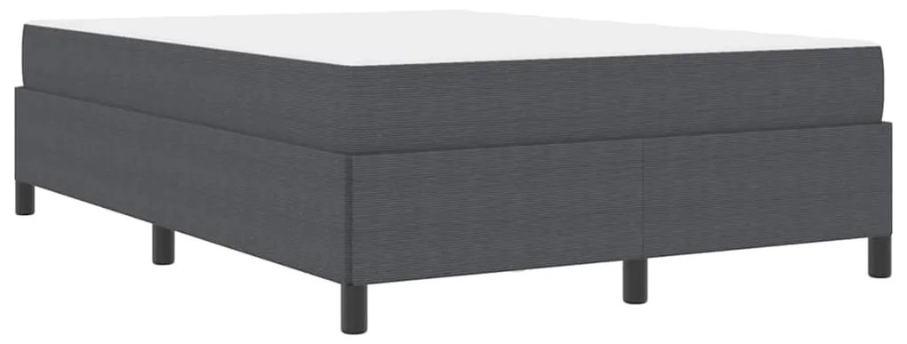 vidaXL Σκελετός Κρεβατιού Άλλο Σκούρο γκρι 160 x 200 cm Βελούδο
