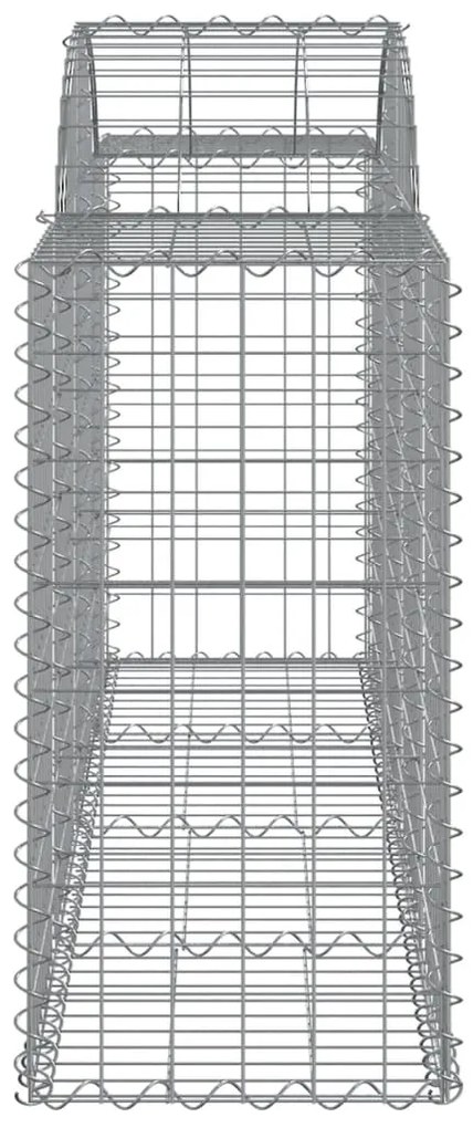 vidaXL Συρματοκιβώτια Τοξωτά 50 τεμ. 200x50x80/100 εκ. Γαλβαν. Ατσάλι