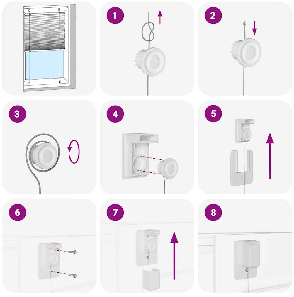 vidaXL Πλισέ περσίδα ανοιχτό γκρι 100x100 cm Πλάτος υφάσματος 99,4 cm