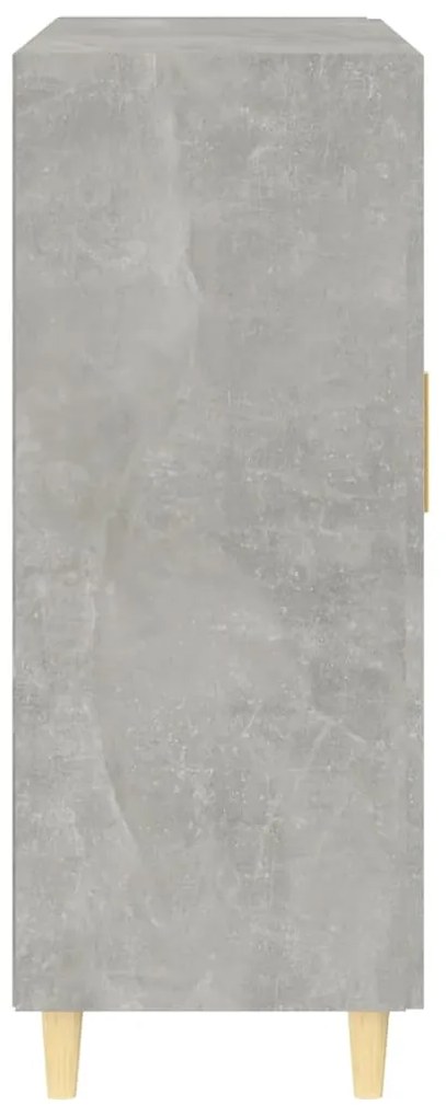 vidaXL Ντουλάπι Γκρι Σκυροδέματος 69,5x34x90 εκ. Επεξεργασμένο Ξύλο