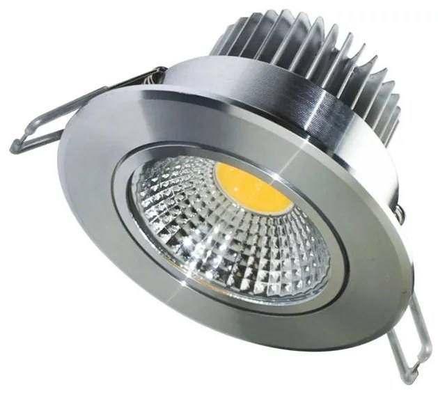 ROUND N.MAT MOV. LED SPOT 6W 6000K 440Lm COB 230V 60° Ra80 ACA THEROC660RNM