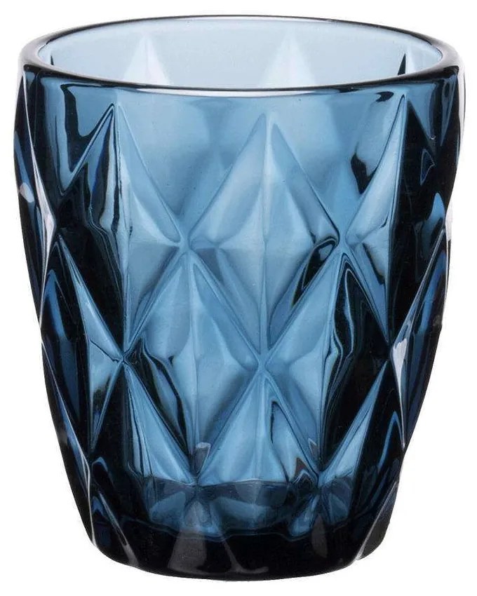 Ποτήρι Ουίσκι Kare 52.701.51 260ml Blue Cryspo Trio Γυαλί