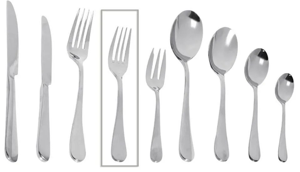 Πιρούνι Φρούτου Benefit 17.7cm 18/0 Σετ 6 τμχ Cus406K12 Silver Espiel Stainless Steel