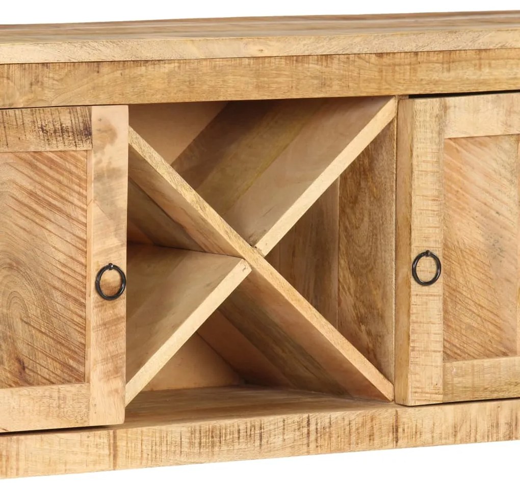 vidaXL Κονσόλα 120 x 30 x 76 εκ. από Μασίφ Ξύλο Μάνγκο