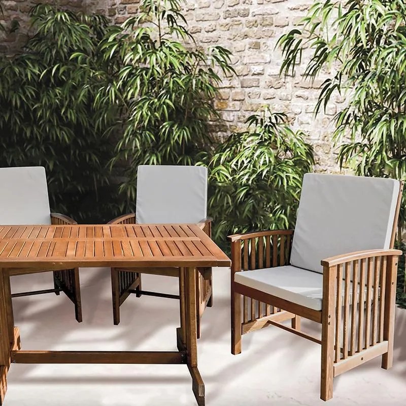 Τραπέζι Borneo Fylliana Ξύλινο Καρυδί 120x70x72 εκ. 120x70x72 εκ.