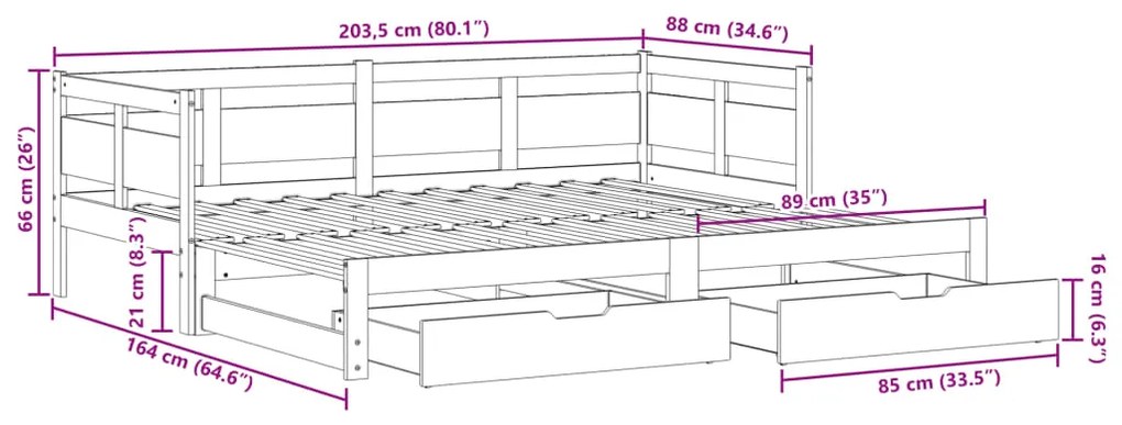 ΚΑΝΑΠΕΣ ΚΡΕΒΑΤΙ ΣΥΡΟΜΕΝΟΣ ΧΩΡΙΣ ΣΤΡΩΜΑ 80X200 ΕΚ. &amp; ΣΥΡΤΑΡΙΑ 3302234