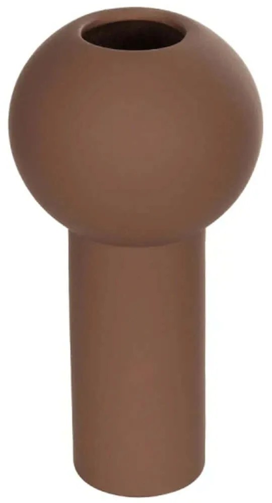 Βάζο Costa Rica 21260 10x10x21cm Brown GloboStar Κεραμικό