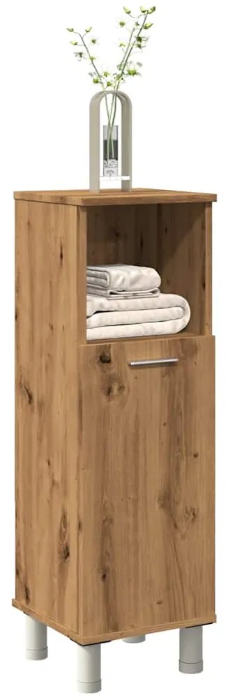 vidaXL Ντουλάπι Μπάνιου Τεχνίτης Δρυς 30x30x95 εκ. Επεξεργασμένο Ξύλο