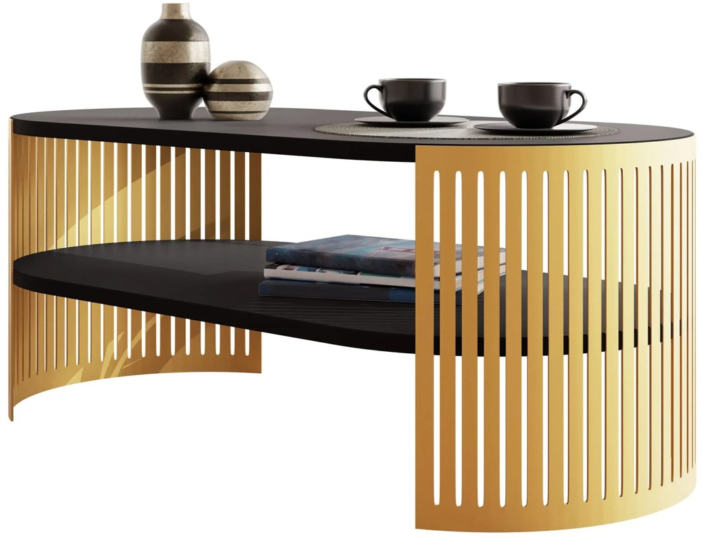 Τραπεζάκι σαλονιού Fikoli GD I-Mauro - 100.00Χ50.00Χ40.00cm