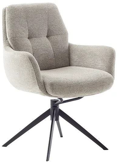 Bali Καρεκλα Relax Μαύρη + Υποπόδιο 83x86x102 cm