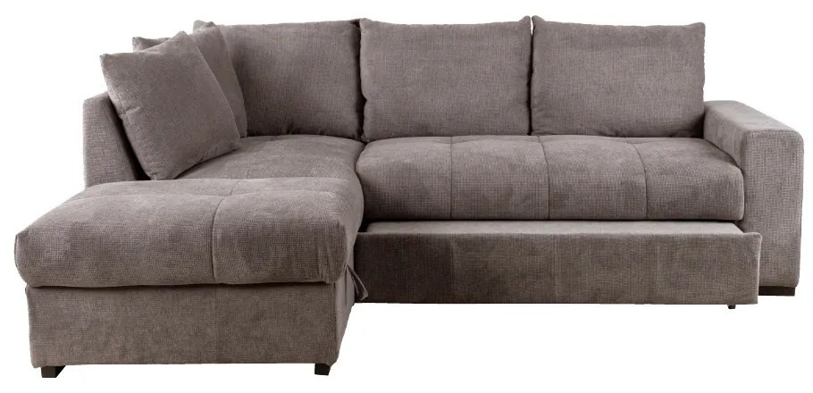 BILL ΚΑΝΑΠΕΣ ΚΡΕΒΑΤΙ ΓΩΝΙΑ ΑΡΙΣΤΕΡΗ TAUPE 241x173x94 - 70-0413