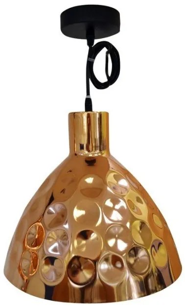 Κρεμαστό Φωτιστικό Μεταλλικό Rose Gold Χαλκού και ντουί Ε27 Φ300 3710 VTAC-3710-Rose Gold 3710