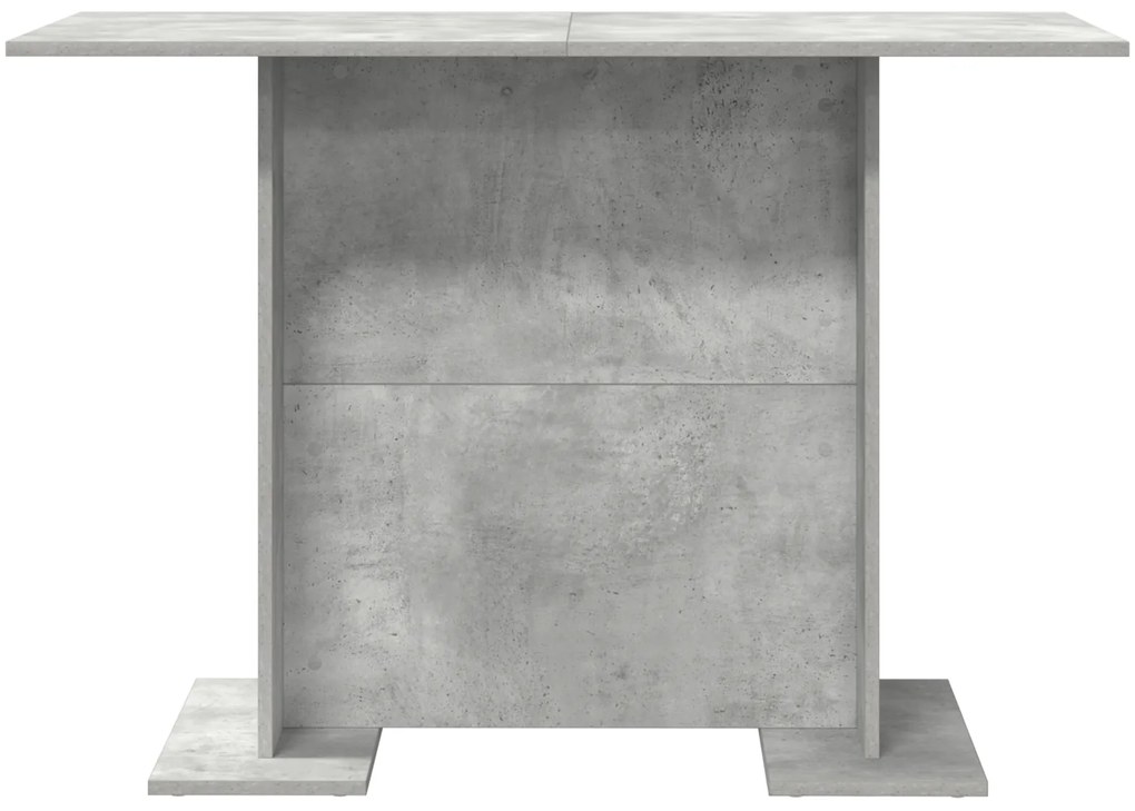 vidaXL Τραπεζαρία Σκυρόδεμα Γκρι 110x60x75 εκ Επεξεργασμένο Ξύλο