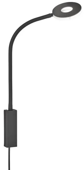 Απλίκα Φωτιστικό Τοίχου LED Μαύρο Cama 30432 Fischer Honsel-30432-Μαύρο 30432