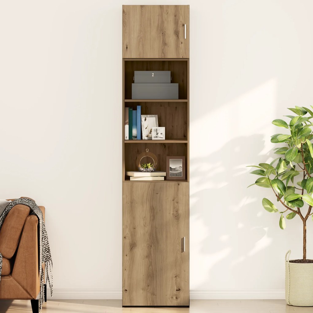 vidaXL Ντουλάπα Τοίχου Επιτοίχιο artisan δρυς 50 x 42.5 x 40 εκ.