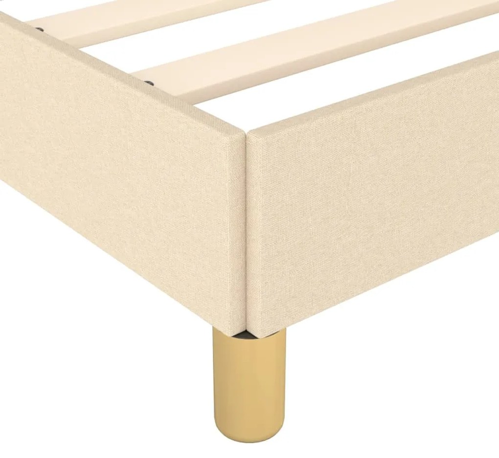 ΠΛΑΙΣΙΟ ΚΡΕΒΑΤΙΟΥ BOXSPRING ΚΡΕΜ 180X200 ΕΚ. ΥΦΑΣΜΑΤΙΝΟ 3120982