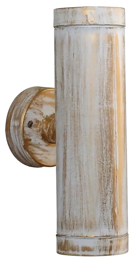 Σποτ Εξωτερικού Χώρου Heronia 15-0203 White/Bronze